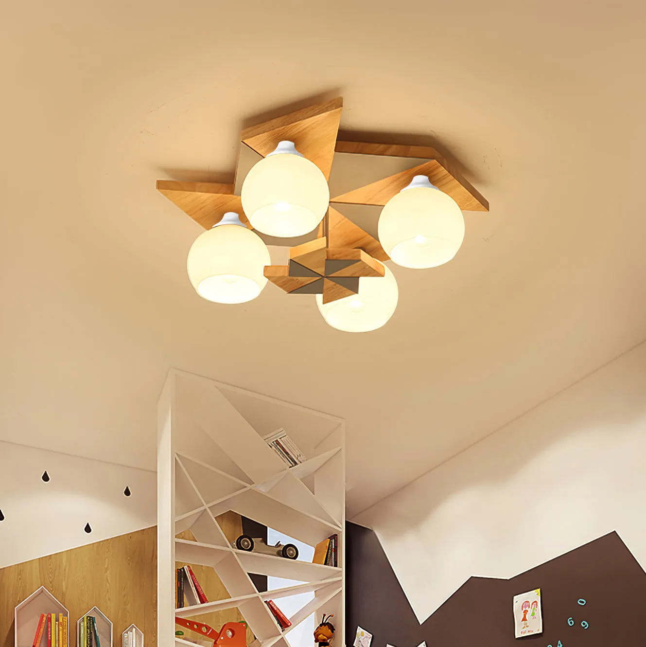 Windmill Ceiling Light 19.6″- 5.9″