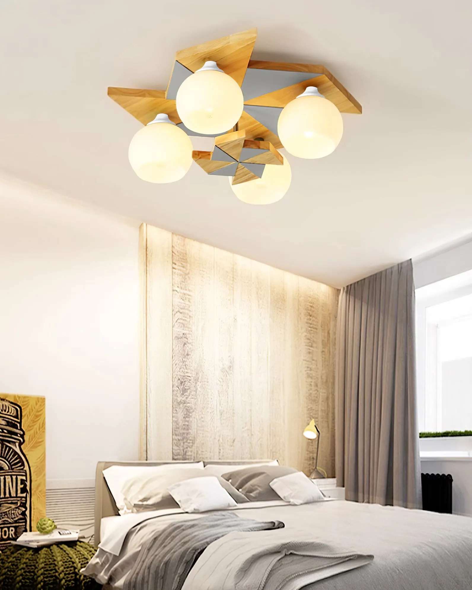 Windmill Ceiling Light 19.6″- 5.9″