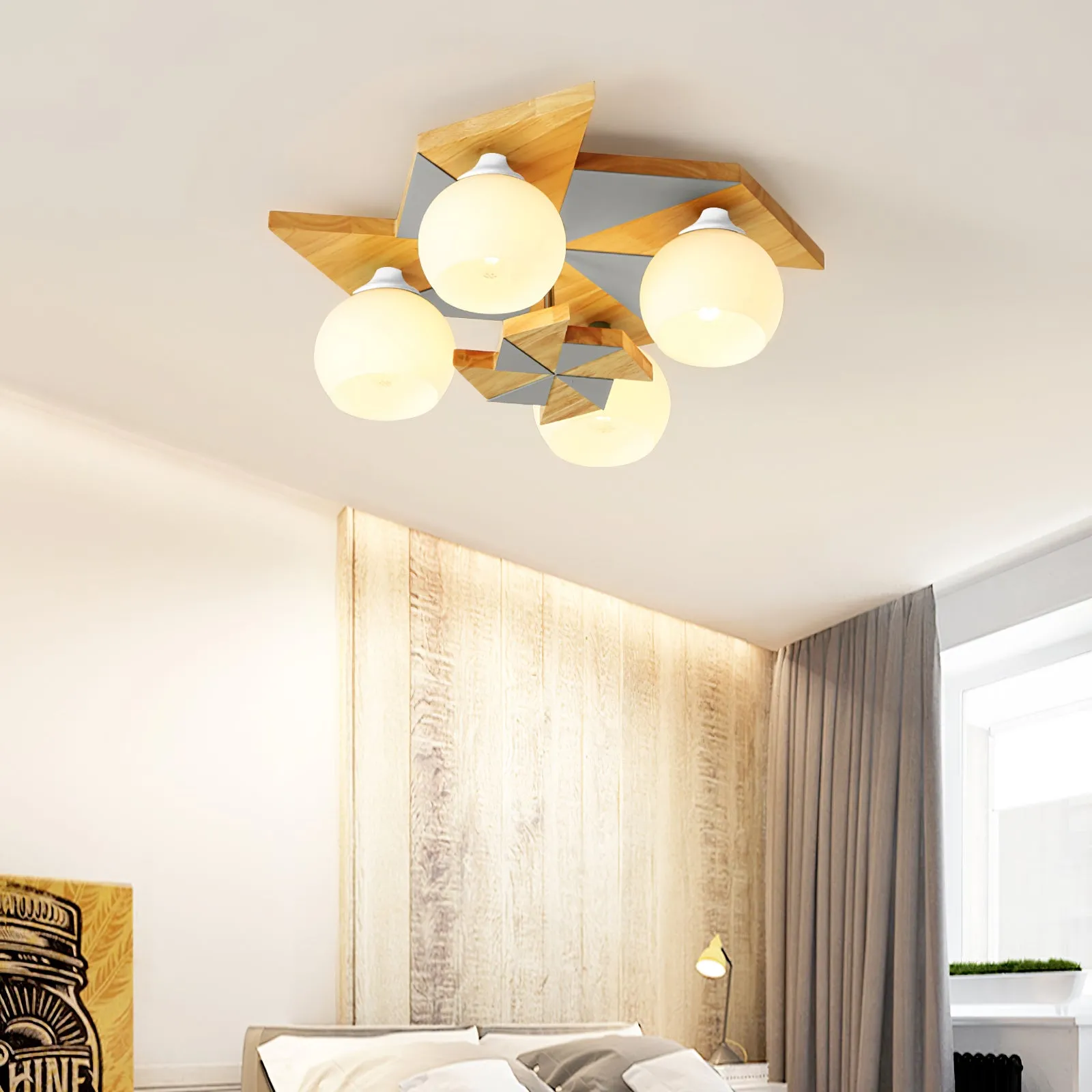 Windmill Ceiling Light 19.6″- 5.9″