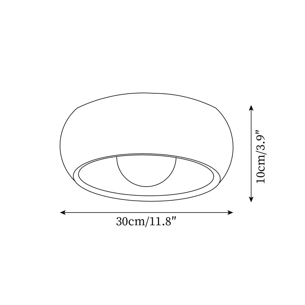 Zuwa Ceiling Light 11.8″- 3.9″